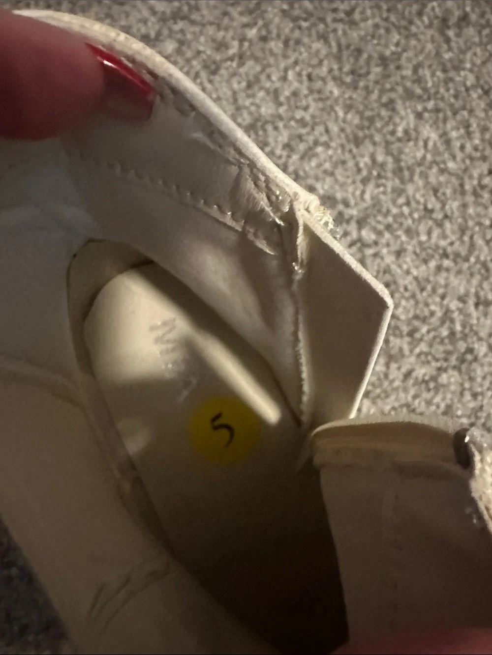 MIA Cream Chelsea Lug Sole Ankle Boots